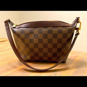 Louis Vuitton Brown Checkered Shoulder Bag